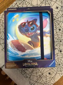 Disney Lorcana TCG Stitch Lorebook Card Portfolio Binder - Image 1