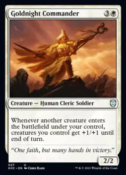 ~ Goldnight Commander ~ NM ~ Commander 2021 Kaldheim ~ MTG ~ - Image 1