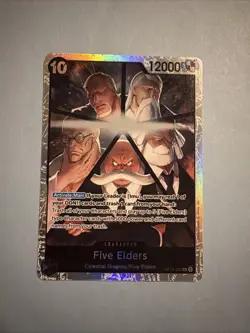 Five Elders OP13-082 SR Carrying on His Will - ONE PIECE Card Game English - Image 1