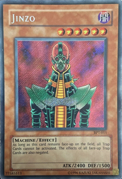 Jinzo - BPT-011 Collectors Tin Unlimited Edition SECRET RARE YuGiOh TCG Card - Image 1