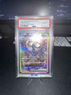 PSA 10 Umbreon ex SAR 217/187 Terastal Festival sv8a 2024 Japanese Pokemon Card - Image 3