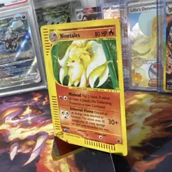 Ninetales 21/165 - 2002 Expedition Base Set Holo Pokemon Card - Image 2