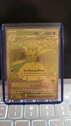 Pokemon Mega Gardevoir ex 187/132 Mega Evolution Gold Card - 10 PSA Contender - Image 2