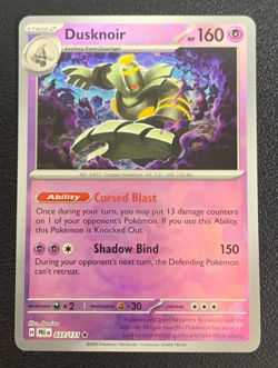 Dusknoir 037/131 Prismatic Evolutions Poke Ball Pattern Pokemon TCG Card NM - Image 1