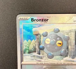Bronzor 66/131 NM Prismatic Evolution Master Ball Reverse Holo Pokemon Card TCG - Image 2