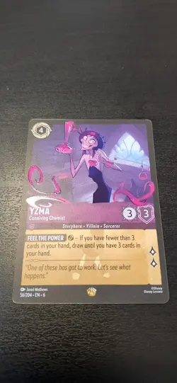 Disney Lorcana Azurite Sea Yzma Conniving Chemist Card 56/204 Regular - Image 1