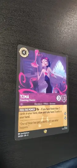 Disney Lorcana Azurite Sea Yzma Conniving Chemist Card 56/204 Regular - Image 2