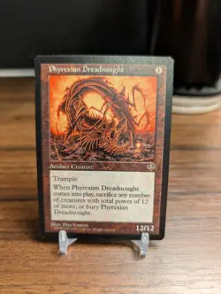 Phyrexian Dreadnought Magic: The Gathering Mirage 12/12 Artifact Creature MTG - Image 1