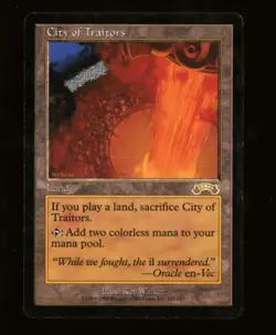 Magic MTG Exodus City of Traitors MODERATELY PLAYED MP - Image 1