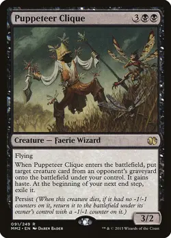 MTG RARE REGULAR - MM2: NM- PUPPETEER CLIQUE 091/249 - Image 1