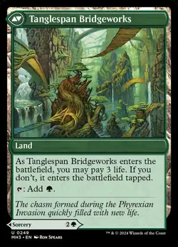 MTG UC FOIL BRIDGEWORKS BATTLE TANGLEPSAN BRIDGEWORKS 0249 - (MH3) NM - Image 2