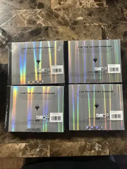 MAGIC MTG FINAL FANTASY COLLECTOR’S BOOSTER SEALED BOX OMEGA lot of 4 - Image 2