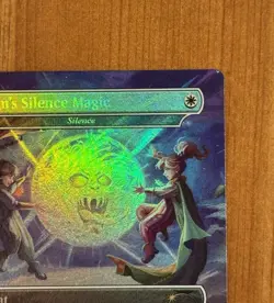 Porom’s Silence Magic, R 7003, MTG Final Fantasy Secret Lair Misprint Miscut OC - Image 1