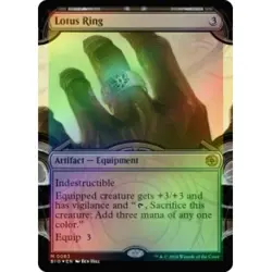 FOIL LOTUS RING (SHOWCASE)(RAISED FOIL) Outlaws Of Thunder Junction: The Big Sco - Image 1