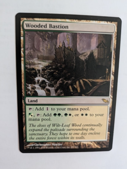 Wooded Bastion Shadowmoor MTG NM Fre shipping with tracking - Image 1