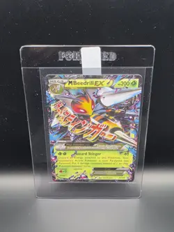 Mega M Beedrill EX XY158 Black Star Promo Holo Ultra Rare Pokemon TCG 2016 - Image 1