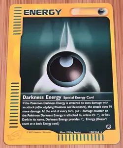 Darkness Energy # 158/165 Rare Expedition Base-Set 2002 Pokemon EN Mint Vintage - Image 1