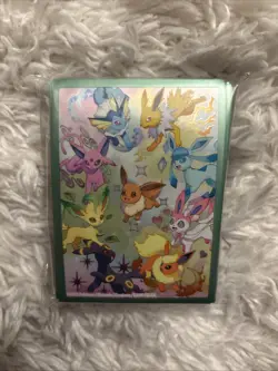 Pokemon Prismatic Evolutions SPC Eevee Deck Box with Sleeves - Image 2