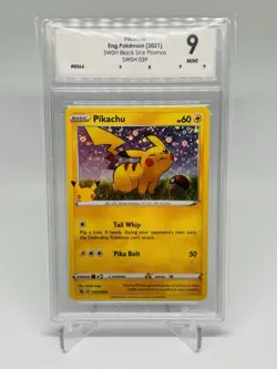 Pikachu SWSH039 Promo | Black Star Promos | Englisch | Grading 9 | Pokemon - Image 1