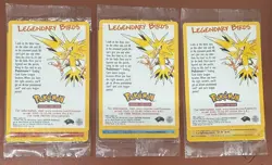 POKEMON TCG FULL SET LEGENDARY BIRDS MOLTRES ARTICUNO ZAPDOS NEW FACTORY SEALED - Image 1