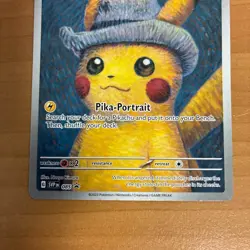 Pokemon TCG Pikachu With Grey Felt Hat Van Gogh Full Art Promo SVP #085 - NM/M - Image 3
