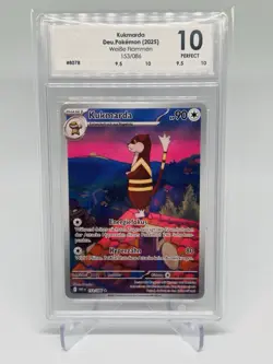 Kukmarda WHT153 - Weisse Flammen Watchog | Deutsch | Grading 10 - Pokemon - TCG - Image 1