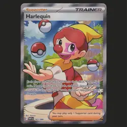 Pokemon TCG Harlequin 163/086 Trainer Full Art Ultra Rare White Flare NM+ Eng - Image 1