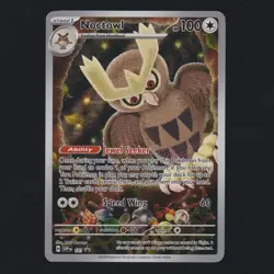 Noctowl SVP 141 Scarlet & Violet Black Star Promo Pokemon TCG NM 🔥 - Image 1