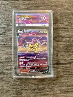 ACE 10 Raikou V GG41/GG70 Crown Zenith Pokemon TCG - Image 1