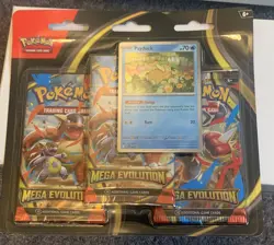Pokemon Mega Evolutions Triple Blister Pack - Psyduck promo - Sealed - Image 1