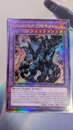 YuGiOh! Guardian Chimera RA02-EN023 Quarter Century Rare 1st Ed - Image 1