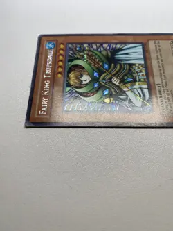 Yugioh Fairy King Truesdale Unlimited Secret Rare WC4-001 HP DAMAGED - Image 5