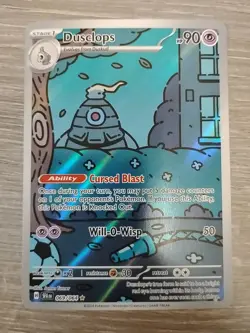 Pokemon TCG Dusclops 069/064 Shrouded Fable Holo Illustration Rare Card - Image 1