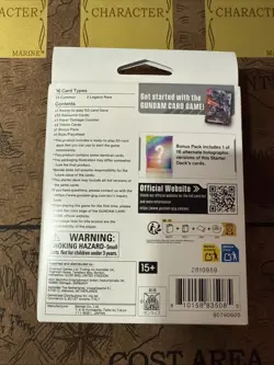 Gundam Card Game Starter Deck ST06 Clan Unity Deck Sealed - Image 2