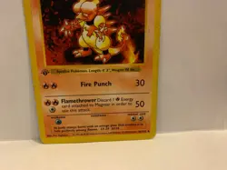 Vintage Pokemon Card Magmar Shadowless Base Set 1st Edition Uncommon 36/102 - Image 5