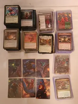750+ Card Lot MTG MAGIC GATHERING SPIDER-MAN CARD LOT Foil & Non MASSIVE LOT - Image 1