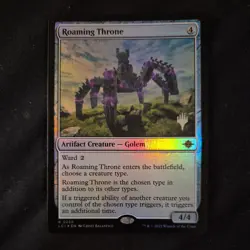1x Roaming Throne FOIL - PROMO PACK - NM/M LCI MTG Magic - Image 1