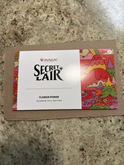 MTG Flower Power Secret Lair Rainbow Foil Magic The Gathering Sealed - Image 1