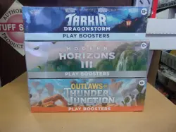 MTG MODERN HORIZON 3 PLAY + TARKIR PLAY + OUTLAWS PLAY BOOSTER BOXES - Image 1