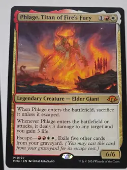 MTG - Phlage, Titan of Fires Fury - Modern Horizons 3 - Image 1