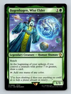 #66 Bugenhagen, Wise Elder 2025 Final Fantasy Commander Rare - Image 1