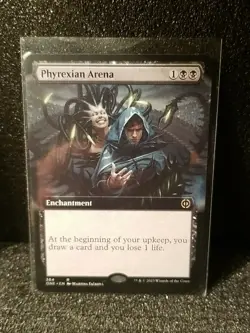 MTG. Phyrexian Arena. (1)Extended Art. And (1)Origina Phyrexia All Will Be One. - Image 1