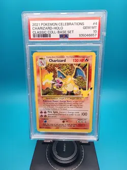 Pokemon Celebrations Charizard 4/102 PSA 10 Gem Mint Classic Collection - Image 1