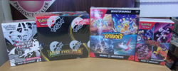 POKEMON MEGA ENHANCED BOOSTER BOX + DESTINED + WHITE + SURGING BUNDLE BOXES - Image 1