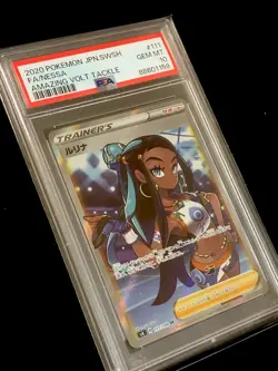 PSA 10 Nessa Amazing Volt Tackle 111/100 Pokemon Japanese Full Art Trainer - Image 3
