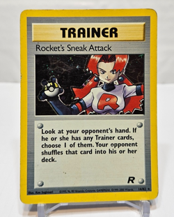 Rocket's Sneak Attack 16/82 Holo Rare Unlimited Team Rocket Pokemon 7861 - Image 1