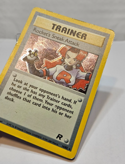 Rocket's Sneak Attack 16/82 Holo Rare Unlimited Team Rocket Pokemon 7861 - Image 3