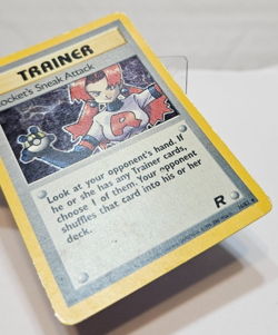 Rocket's Sneak Attack 16/82 Holo Rare Unlimited Team Rocket Pokemon 7861 - Image 5