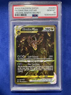 Pokemon Giratina VSTAR (Secret) GG69/GG70 Crown Zenith PSA 10 GEM 💎 MINT - Image 1