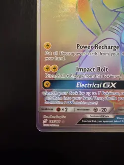 Ampharos GX (Secret) 185/181 Secret Rare Holo NM Pokemon SM - Team Up - Image 2